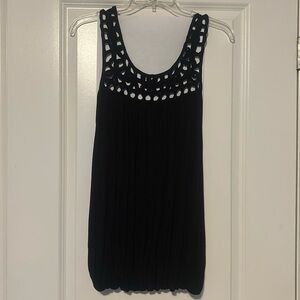 Twenty One black tank top small with pockets